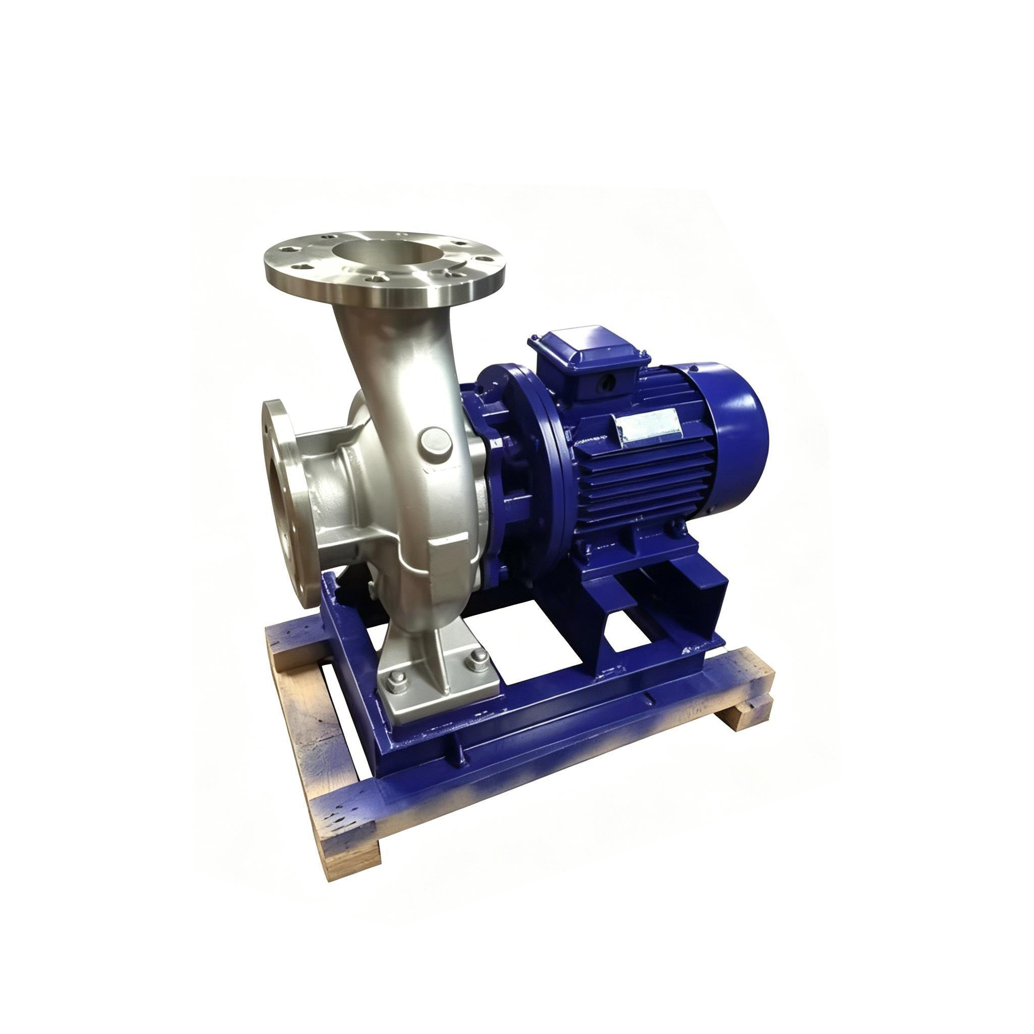 Wear-resistant carbon graphite bearing bushing and wear ring for pipeline centrifugal pump.