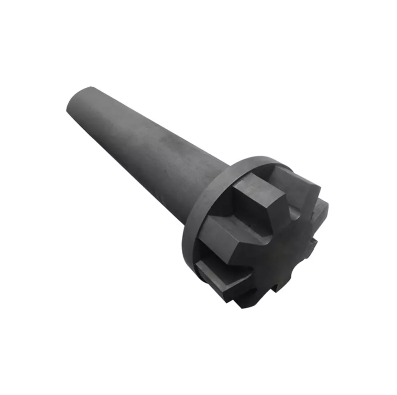 Easy to Use and Durable Graphite Rotor for Cast Aluminum Degassing Roller