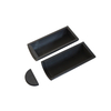 Round graphite boat semicircular graphite sintering boat for vacuum furnace high temperature material carrying