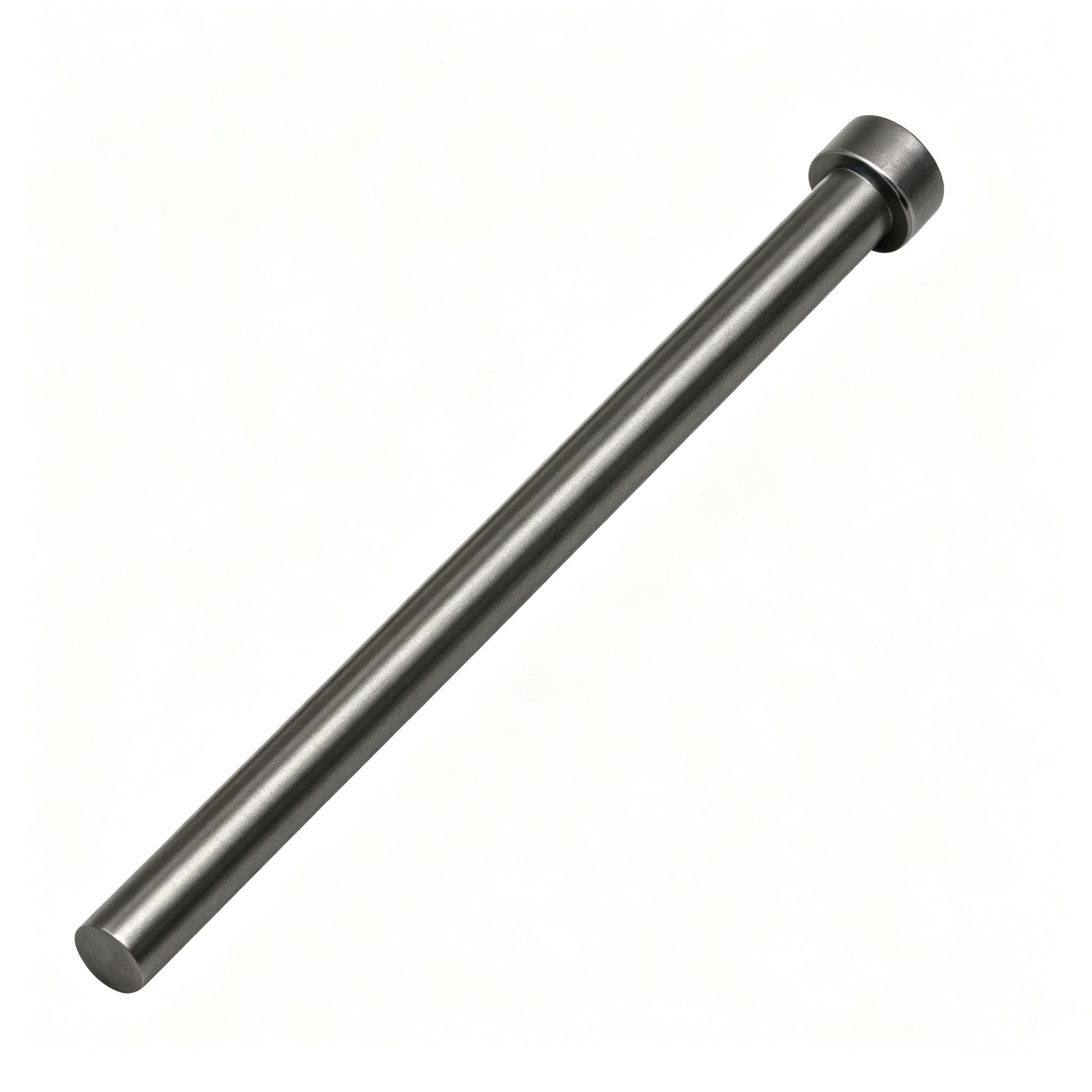 Single piece integrated graphite support rod white background, customized high temperature graphite transmission shaft