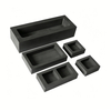 Multi-cavity graphite boat custom precision machined mold, high-density carbon container for batch metal casting and powder metallurgy sintering