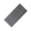 Fine-diameter graphite rods in diagonal array arrangement, high-purity conductive carbon rods, precision graphite round bars for laboratory electrodes, turned surface finish, resistivity ≤12μΩ·m