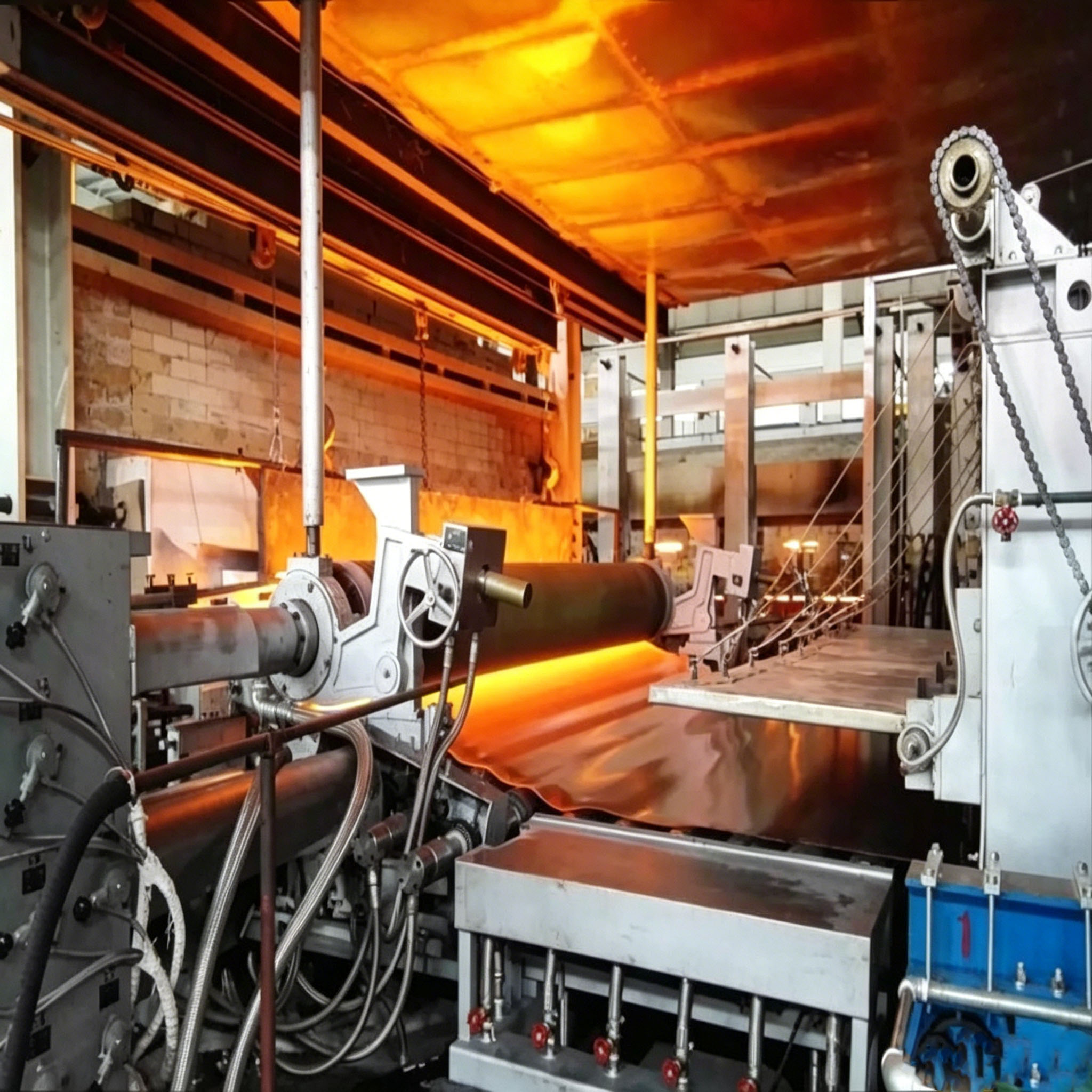 High-temperature specialty glass and metallurgy production furnace lined with rayon-based soft graphite felt insulation for extreme heat resistance and energy efficiency