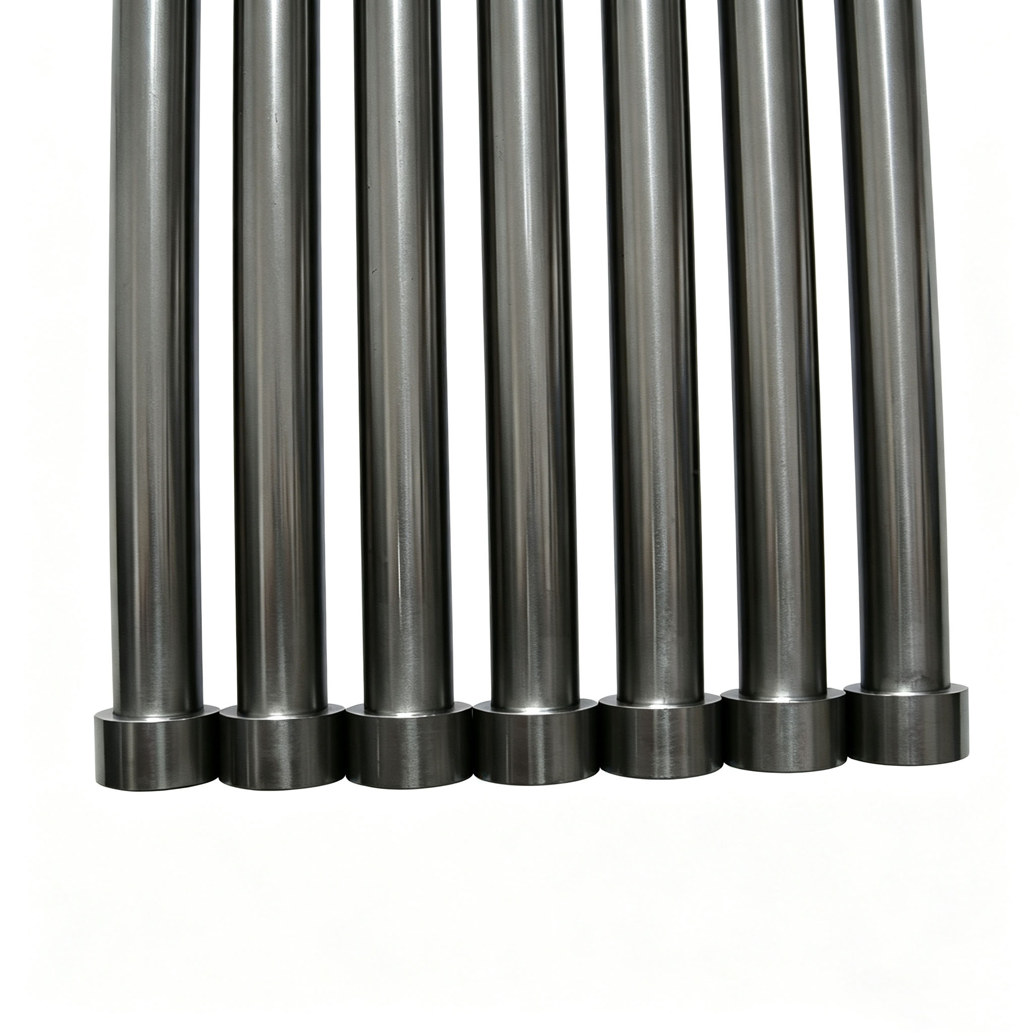 Batch standard graphite support rod with integrated round head, mass production graphite support bar for photovoltaic thermal field