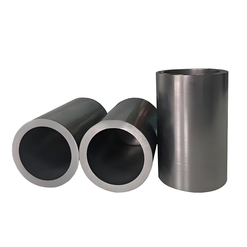Polished high density graphite crucibles with smooth inner wall for industrial melting