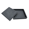 Square graphite box with removable lid, providing a protected environment for sintering sensitive materials