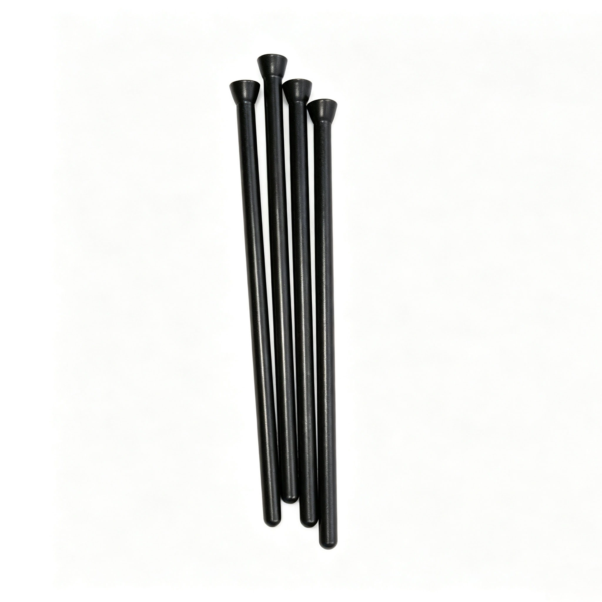 Four ball tip graphite support rod, rounded end graphite carrier shaft for crucible lifting system
