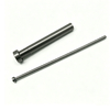 Short and long stepped graphite support rod comparison, two size graphite load-bearing shaft