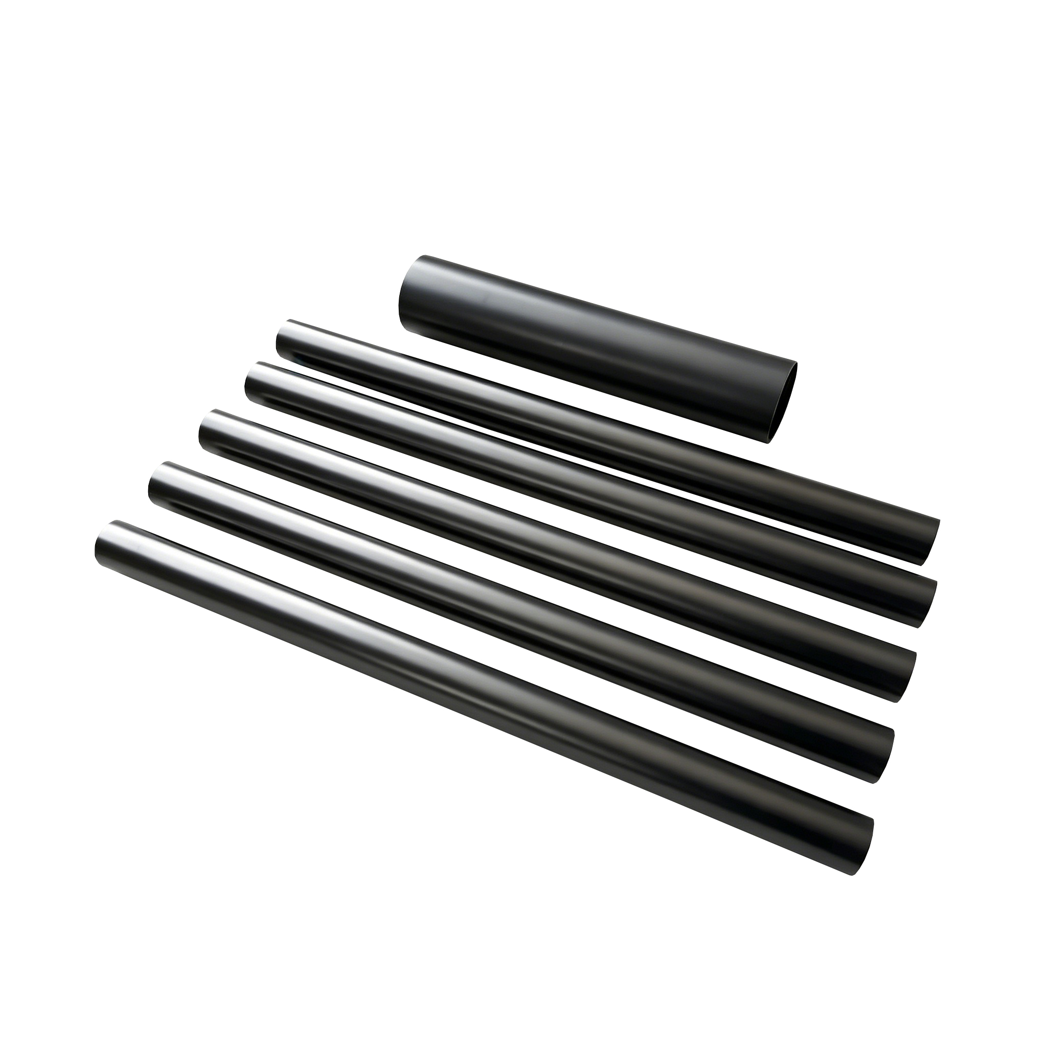 Polished graphite rod multi-diameter set display, high-gloss carbon rod electrodes, semiconductor-grade graphite round bars, Φ8-30mm precision machining, surface roughness Ra≤0.8μm
