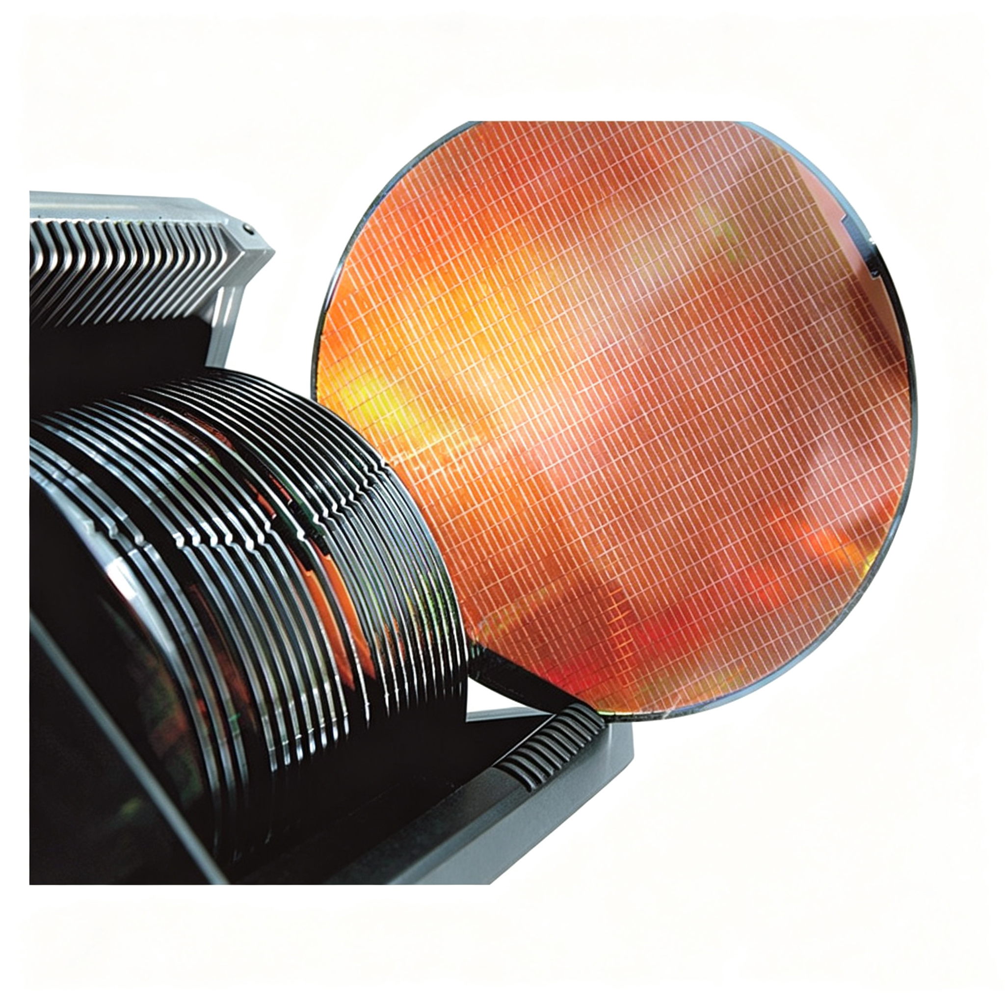 Semiconductor silicon wafer and graphite boat carrier for photovoltaic manufacturing, high purity graphite components for silicon crystal growth and wafer processing, NHD Carbon precision engineered