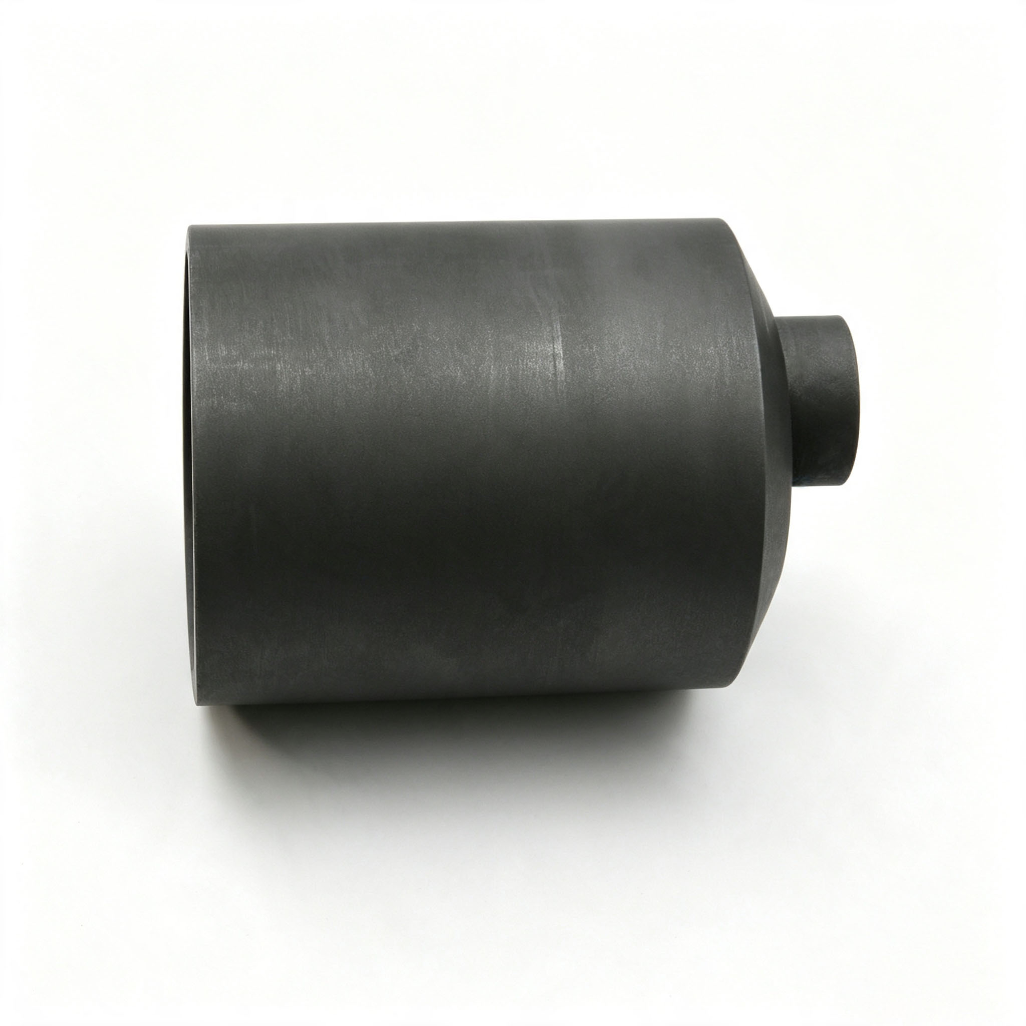 Tapered Bottom Stud High Temperature Resistant Graphite Crucible, Custom Machined For Platinum Gold Silver Melting