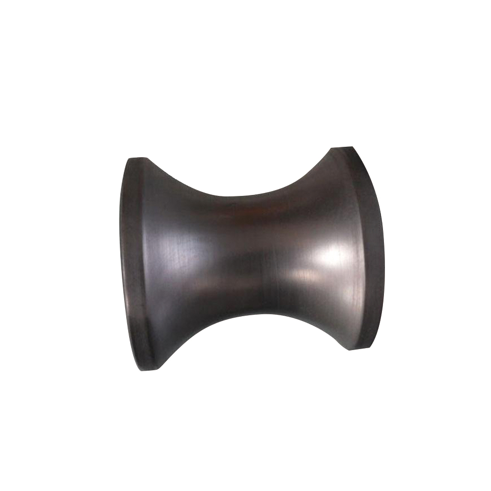 Wide V-groove graphite gathering wheel for heavy fiber bundles 15-25 micron, deep groove design ensures stable bunching of industrial glass fiber roving
