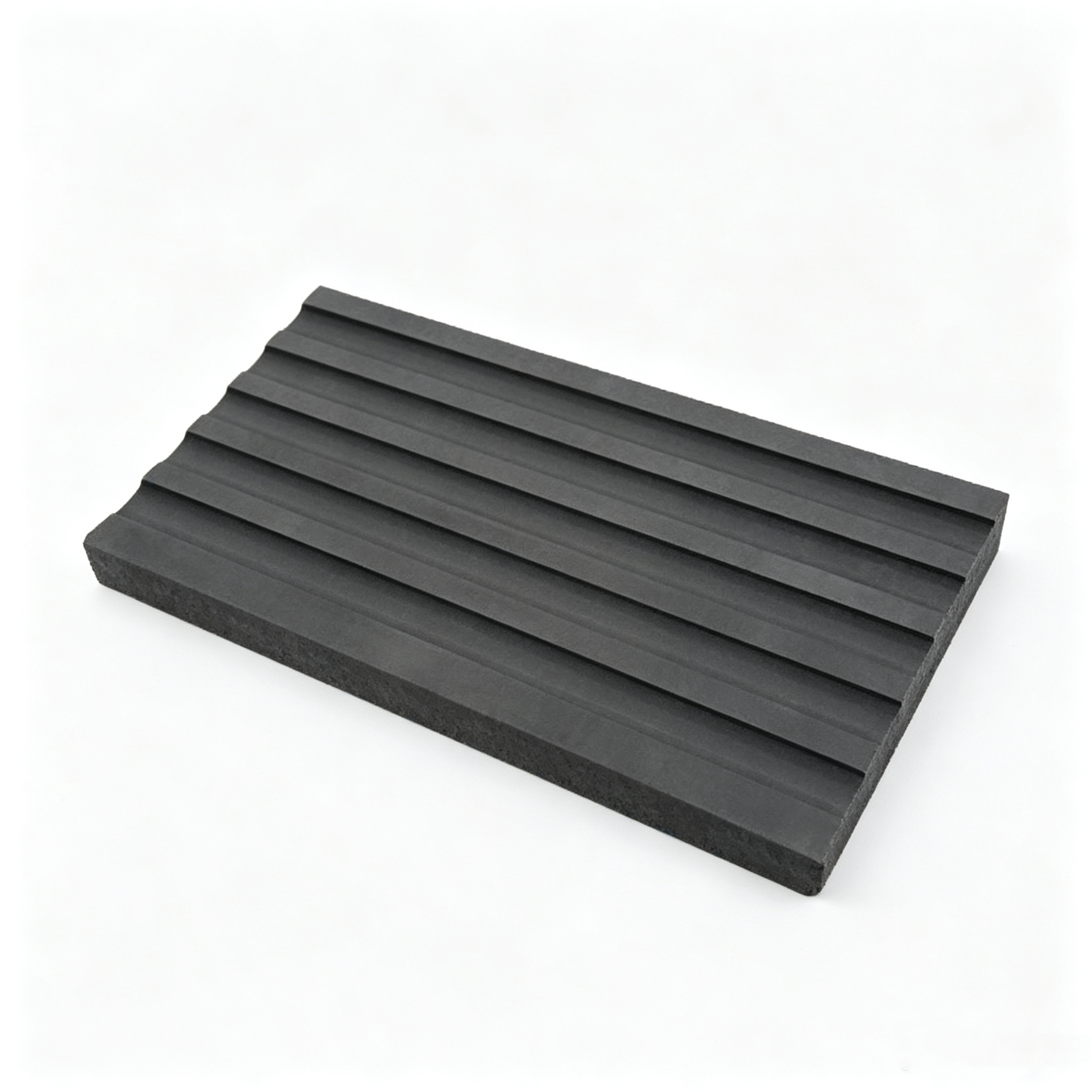 High purity V-groove graphite plate CNC machined for CVD system heat dissipation - NHD Carbon