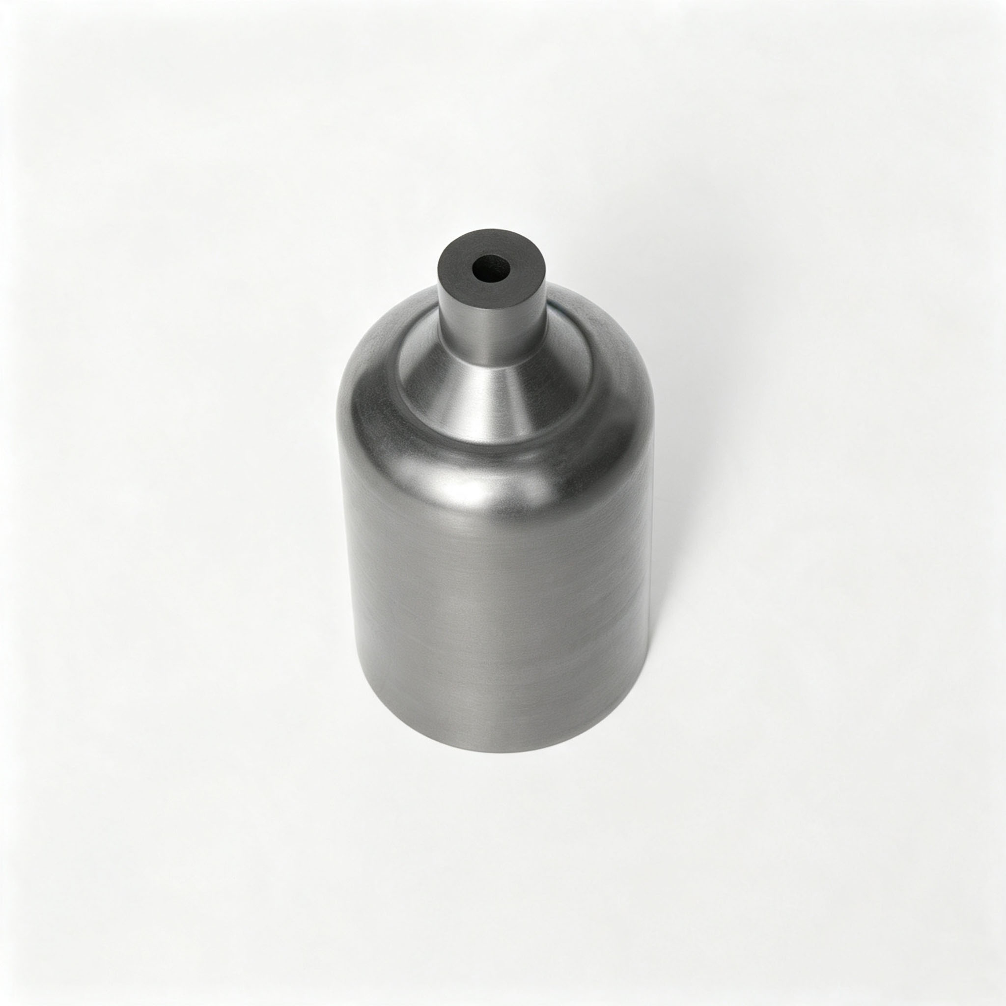 Mini high density graphite crucible with taper center spout, small capacity graphite melting pot for lab precious metal smelting experiment