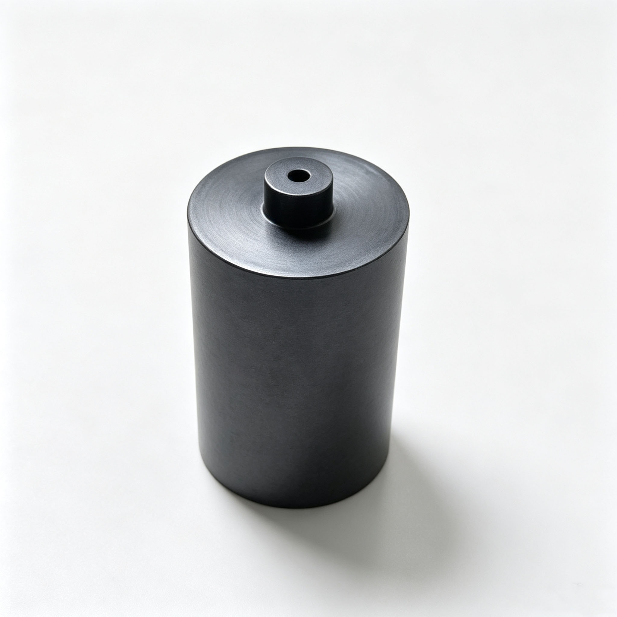 Dense Isostatic Graphite Crucible With Single Center Hole At Bottom, Custom Size Graphite Container For Lab Alloy Smelting