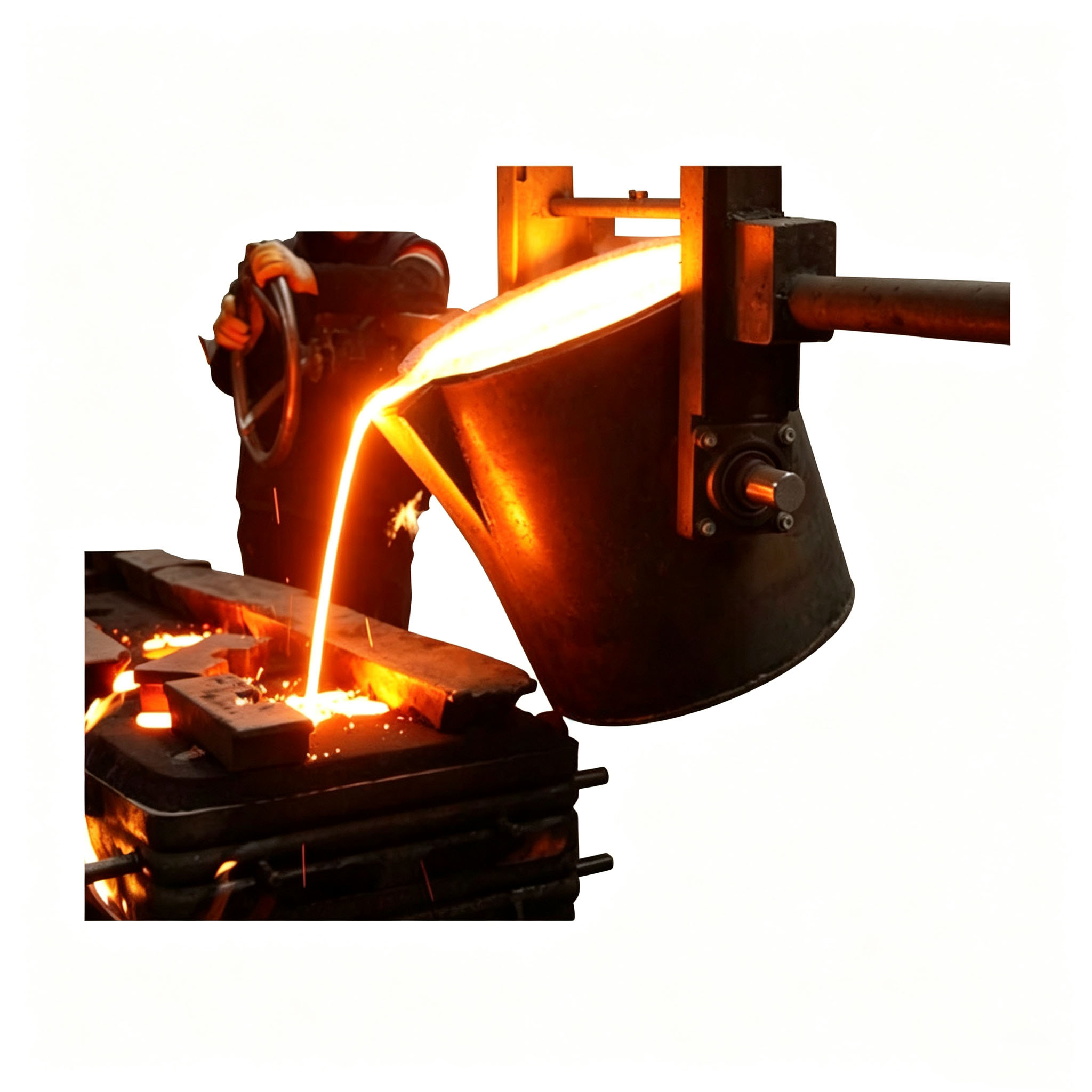 Molten metal filtration process using graphite perforated disc filter, aluminum or copper casting with high-temperature liquid metal pouring, Ningheda porous carbon plate for impurity removal in foundry