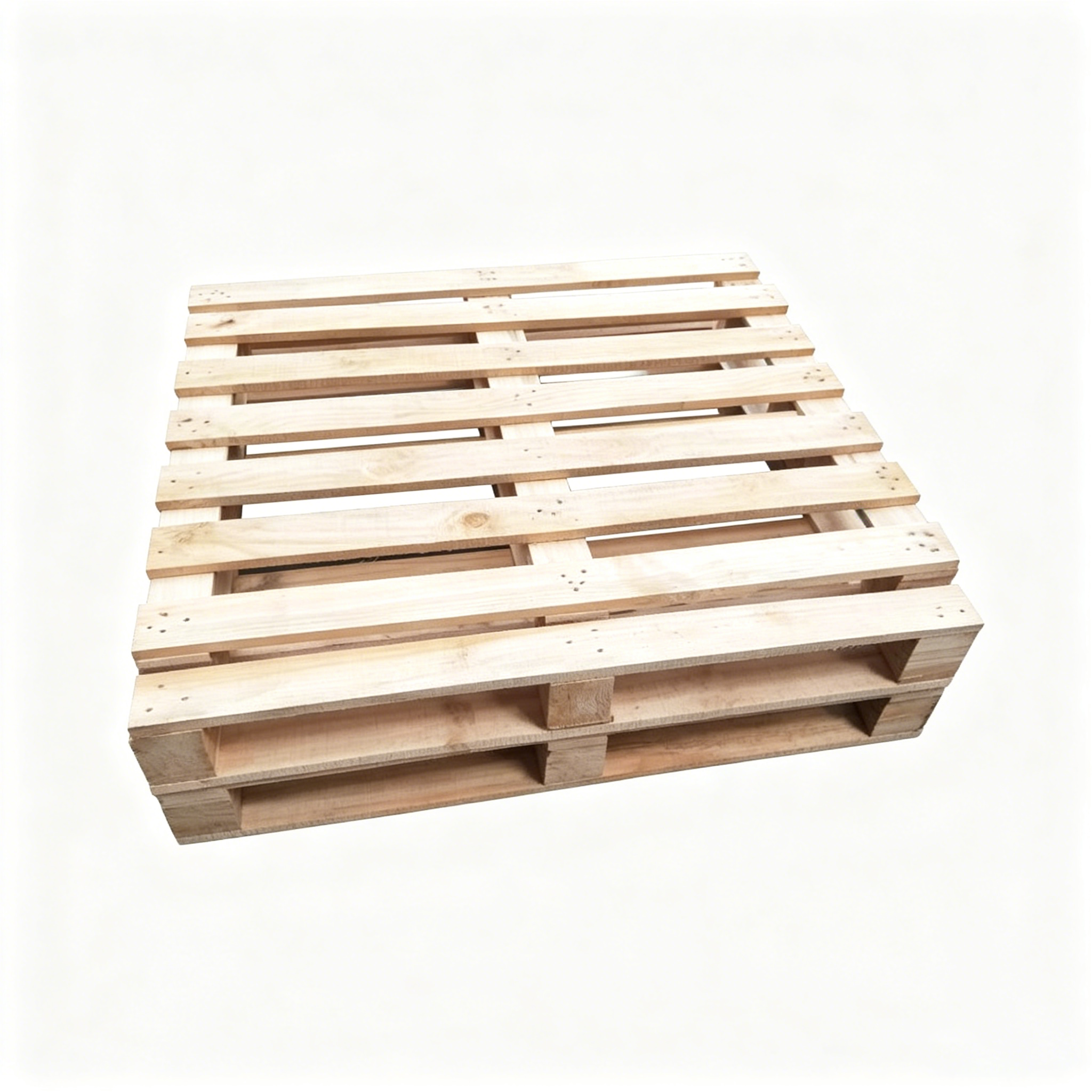 Heavy-duty wooden pallet base designed for stable stacking and forklift handling of graphite crucible shipments