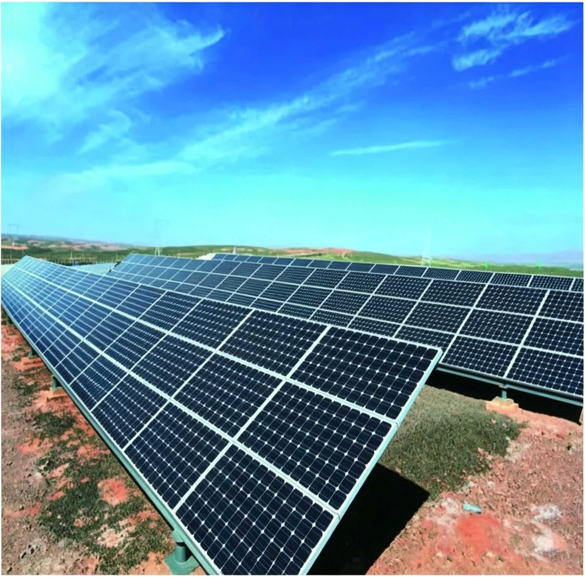 Outdoor solar photovoltaic power station, graphite support rod used for monocrystalline silicon furnace thermal field accessories