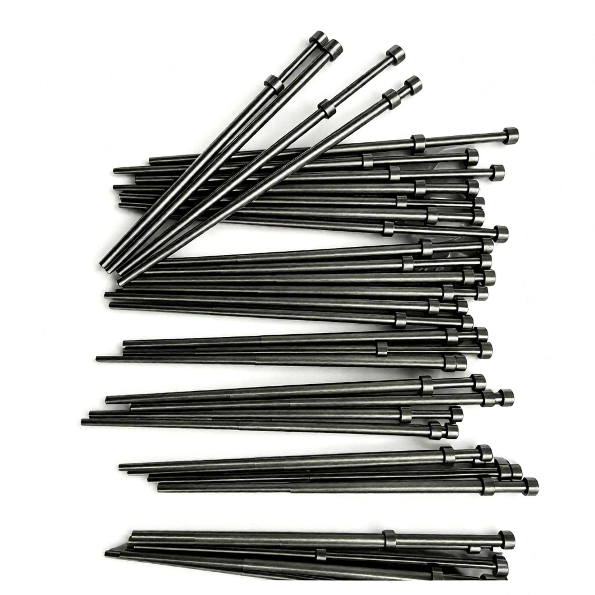 Bulk double step flange graphite support rod inventory, customized stepped graphite load-bearing shaft for sinter furnace