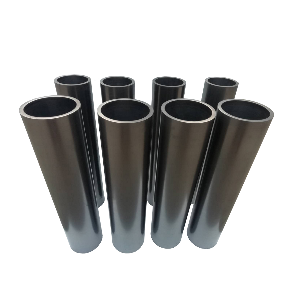 High precision machined graphite tubes, high purity, for industrial furnace and castingg