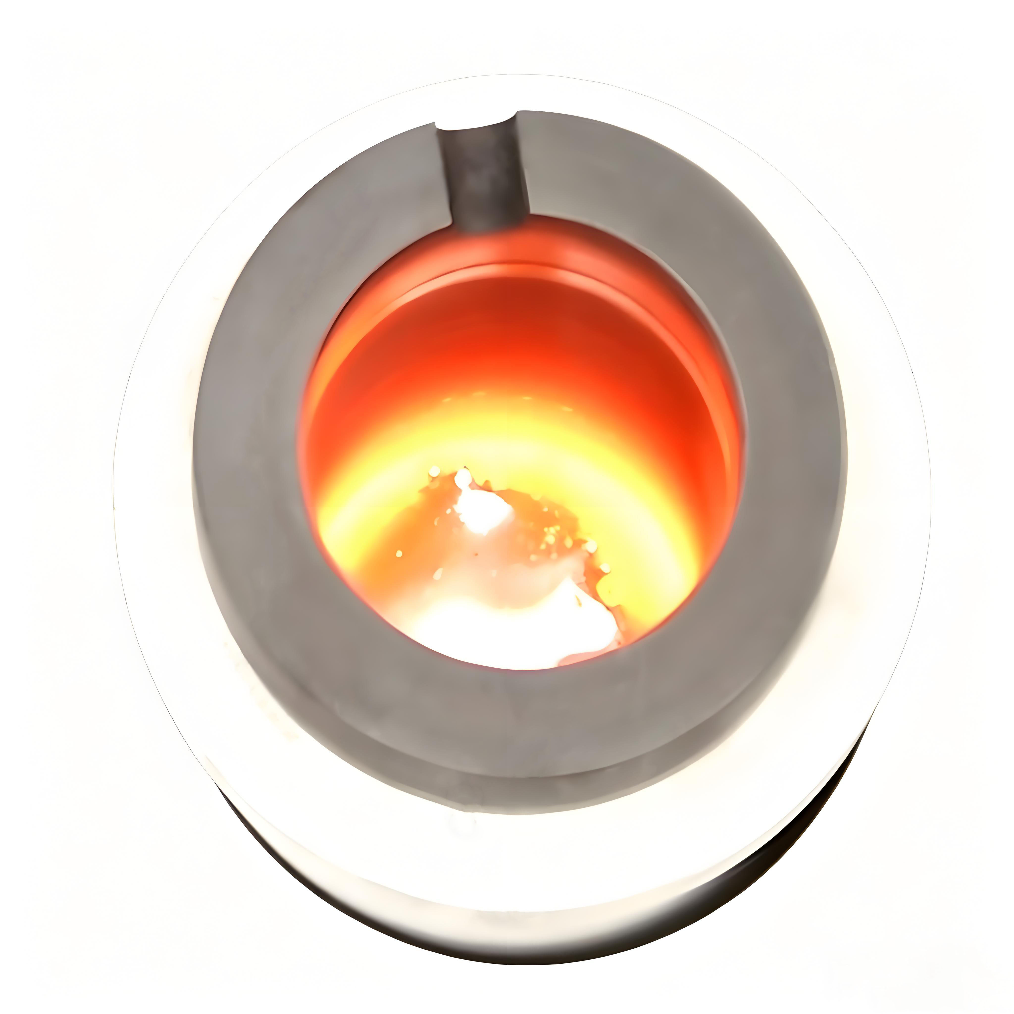 High purity single ring graphite crucible, high temperature resistant graphite crucible for gold silver melting and precious metal casting