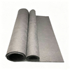 Three stacked rolls of rayon-based soft graphite felt in different sizes demonstrating available thickness and density options