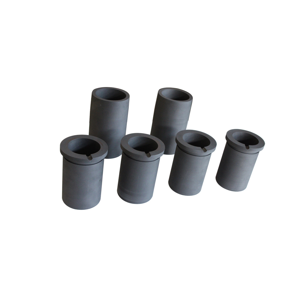 Set of 6 single ring graphite crucibles in multiple sizes for jewelry casting and small scale metal melting workshops